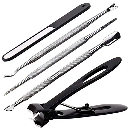 Horsebang Nail Clippers for Thick Nails and Tough Nails, Oversized Heavy Duty Wide Jaw Ultra Sharp Blade Fingernail Toenail Clippers for Thick Nails and Ingrown Toenails, for Men,Seniors and Adults.