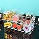 JessLab 4er-Set Acryl-Schubladen-Organizer, Klare Aufbewahrungsboxen für Make-up, Schmuck und Büromaterialien, Stapelbar für Schminktisch, Badezimmer, Theke, 2 mit 1 Fach & 2 mit 3 Fächern