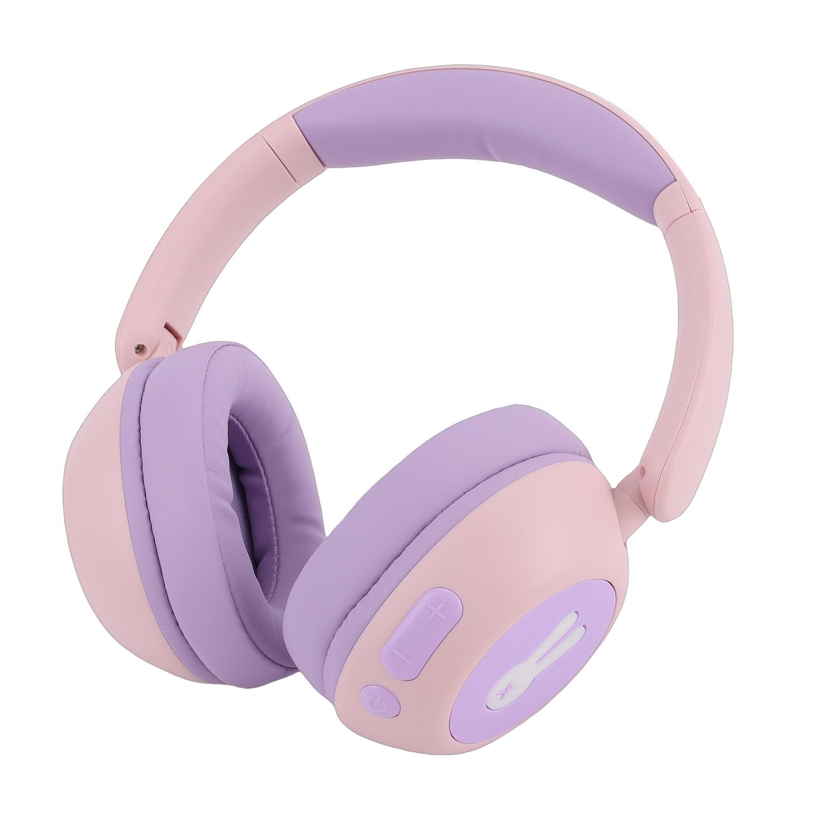 Cuffie Bluetooth per Bambini, Limite Volume 85 DB Luci LED Cuffie Bluetooth per Bambini, Wireless per con Ricarica USB C Batteria da 25 Ore per Adolescenti (PINK)
