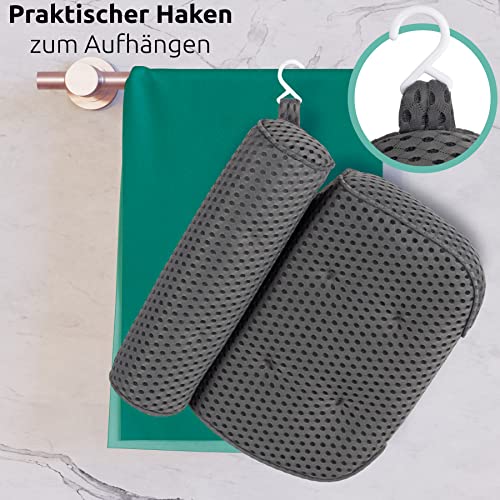 Nackenkissen für die Badewanne Newark Premium in Grau
