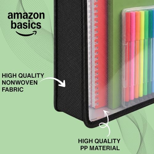 Amazon Basics Black Vertical File Folder, Pack of 5 - Image 6