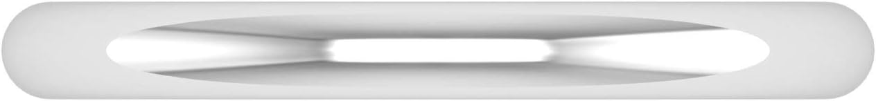 950 Platinum 2.5 mm Plain Wedding Band