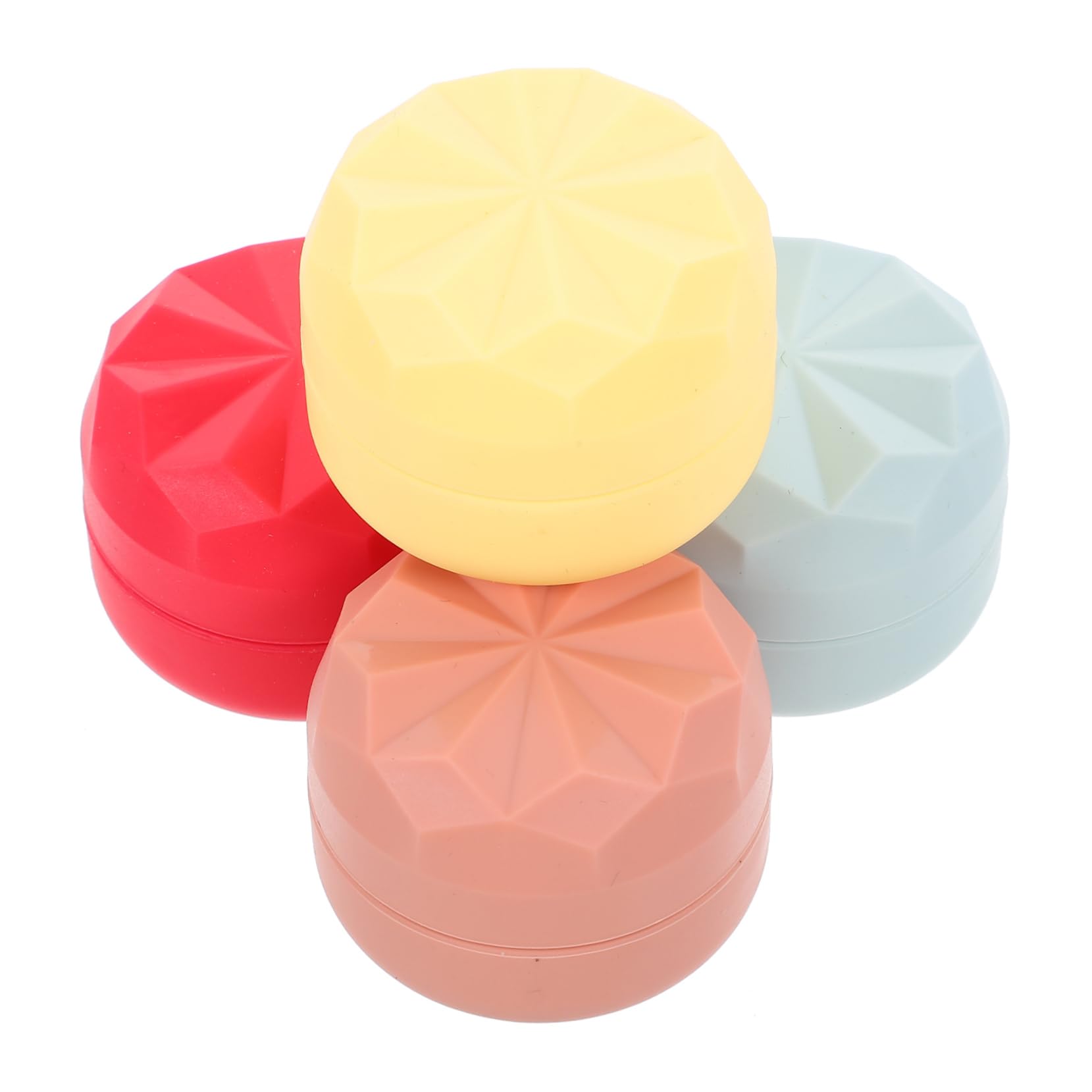 Healeved 20piezas Frascos De Silicona Rellenables De Contenedores De Crema Para Viaje Diseño y Compacto Para Cosméticos y Lociones