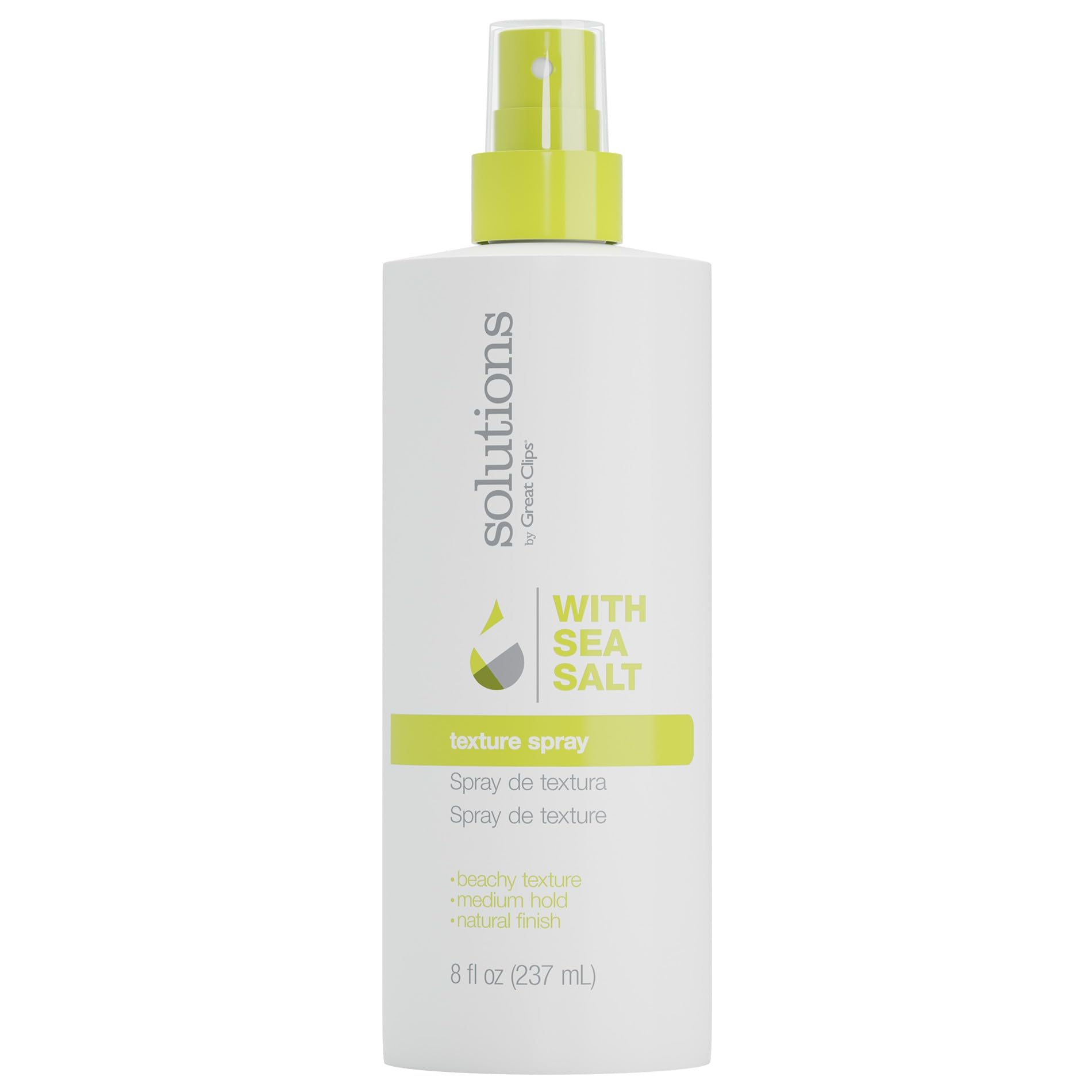 GREAT CLIPS Solutions Texture Spray with Sea Salt Sea Salt Spray that Provides Fullness Moisture 8 fl oz