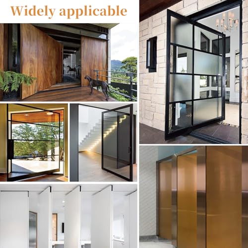 ZTMAKYLH Edelstahl Drehbares Scharnier, 6 Stück 360 Grad Drehbare Pivot Scharnier, Scharniere Edelstahl, Center Pivot Hinges, Verdeckte Scharniere, Geeignet für Türen, Fenster und Schränke