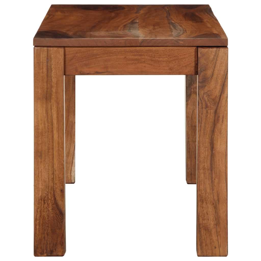 Banco 110 cm Madera maciza de Acacia para Interior y Exterior