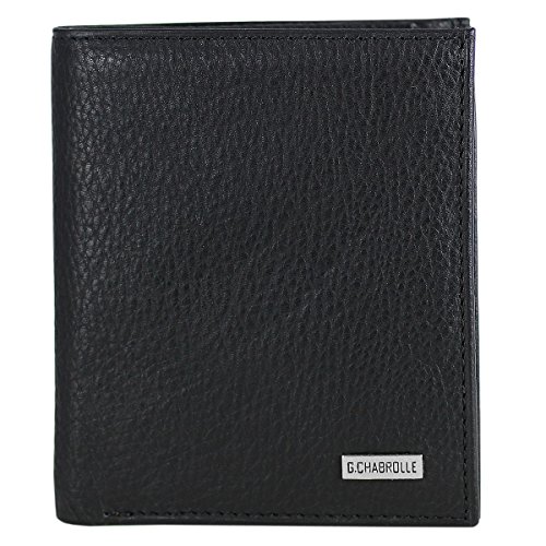 1A! LINDENMANN - Cartera para hombre de Cuero Hombre negro negro Talla única