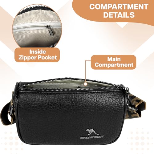 Image of Storite PU Leather Square Women Tote Bag, Stone Pattern fashionable & Party Sling Bag, Shoulder Crossbody Bag with Broad Strap