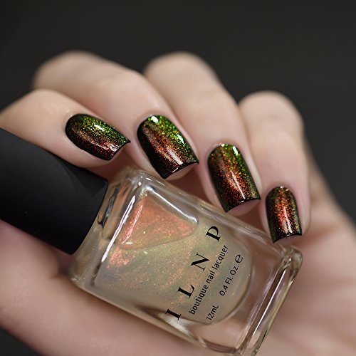 Image of ILNP The Alchemist - Vivid Orange, Green Iridescent Topper Nail Polish
