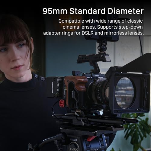 Tilta Mirage Matte Box VND Kit | Incluye filtro ND variable de 95mm | Filtros circulares y 4" x 5.6" | Anillos adaptadores 67/72/77/82mm | Diseño ligero y modular miniatura 3