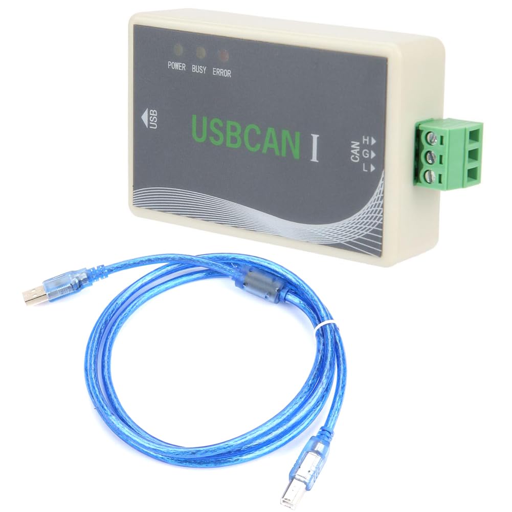Depurador USB a CAN, Caja de Prueba Usbcan-I Portátil + Cable El Adaptador Del Analizador Usbcan Admite El Software Zlg, para Pruebas de Dispositivos de Bus Can, Red, Monitoreo de Datos