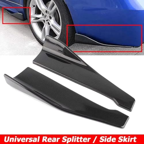 Separador de parachoques trasero de 48cm para E90 E92 E93 E60 E61 negro universal 2