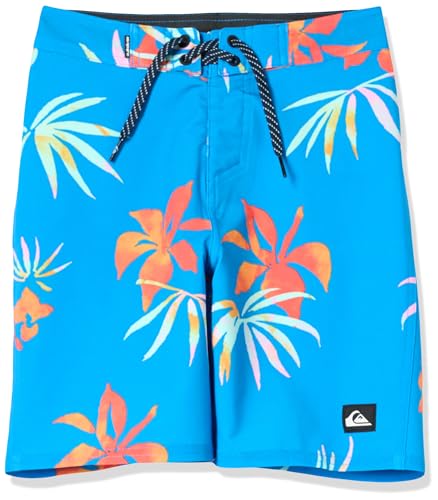 Short de bain Quiksilver Surfsilk garçon coupe droite 17 maillot de plage surf