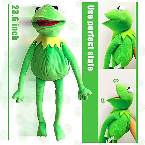 Sumincute Kermit The Frog Puppet, The Puppet Movie Show Soft Stuffed Plush Toy，Christmas Thanksgiving Birthday Gift Ideas For Boys And Girls- 24 Inches thumb #1