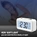 Annsky Despertador Digital, LCD Pantalla Reloj Alarma Inteligente Simple y con Pantalla...