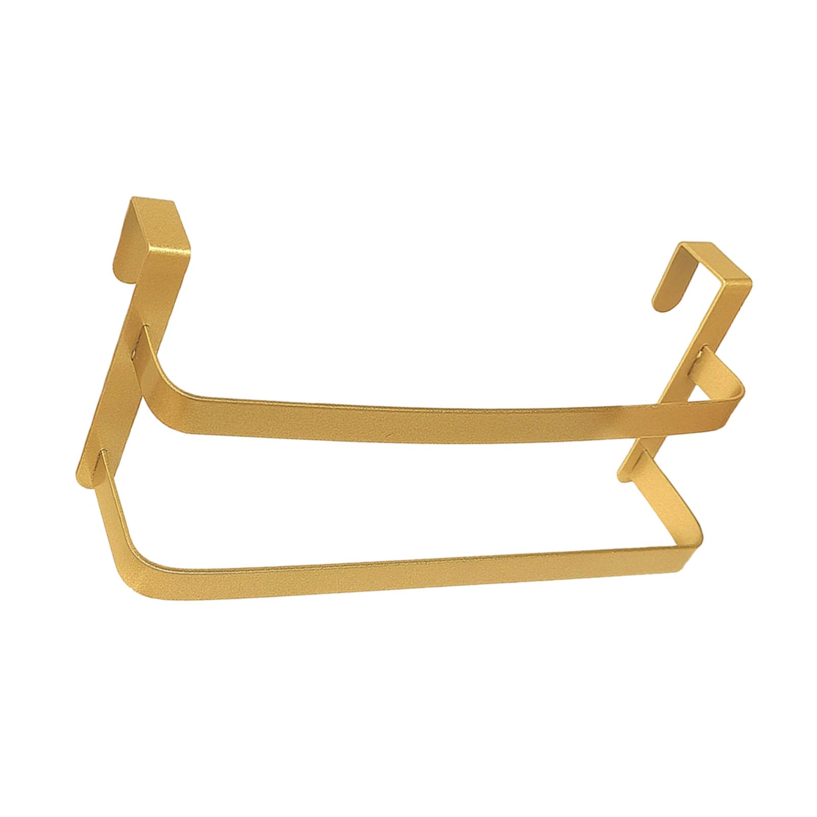 Tsophreniq Sturdy Metal Door Mount Towel Hanger Damage Complimentary Design Space Saving Solution for Kitchen Bathroom Storage Apron Hanging Rack