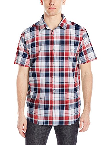 Chemise Columbia Thompson Hill II anti-décoloration rouge à carreaux coupe ample XL