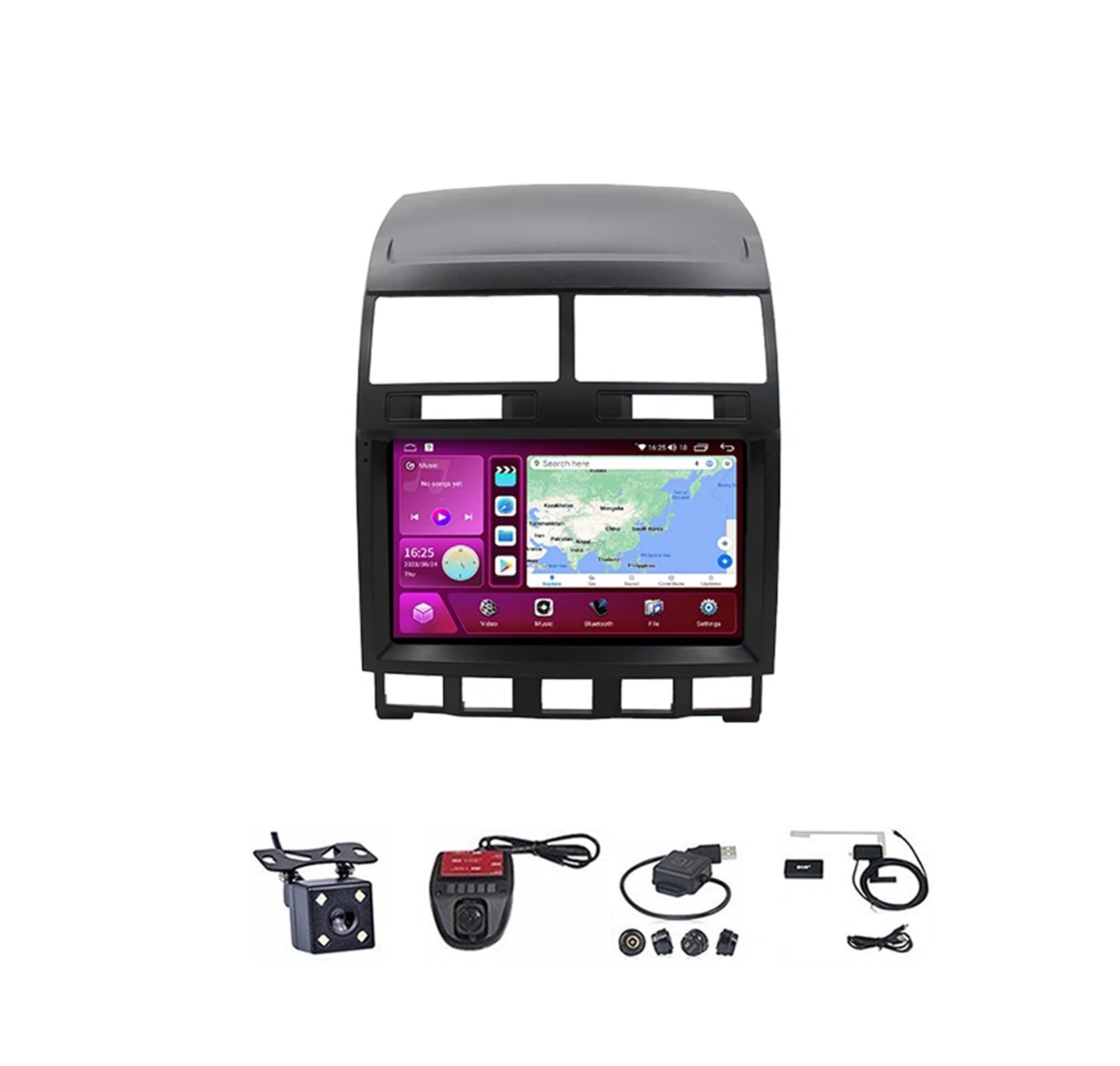 Autoradio Android Touareg 2003-2010 avec Bluetooth navigation GPS et connectivité M600S 4G