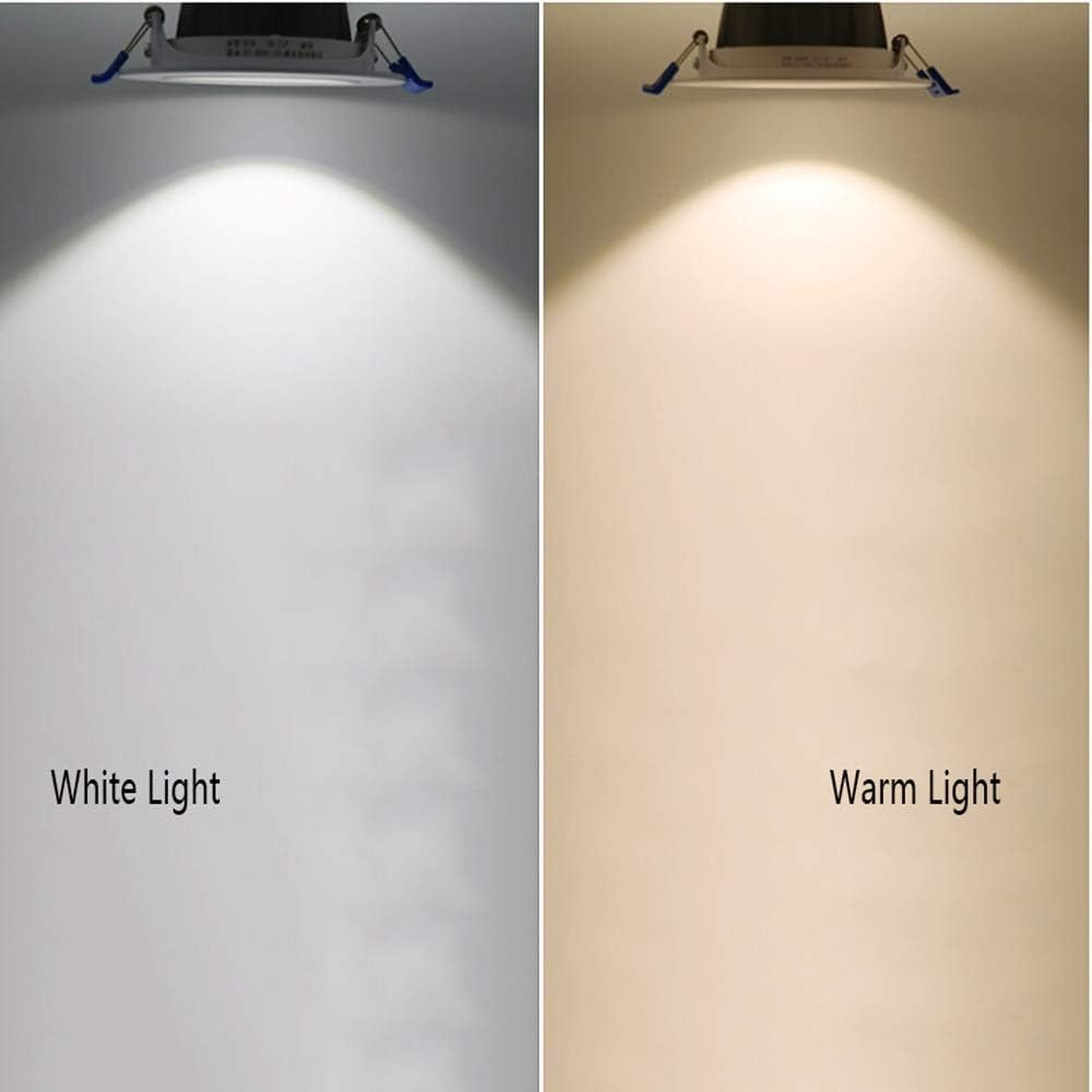 Recessed Aluminum White Ceiling Flat Lamps Ultra Bright LED Panel Ceiling Lights Classic Recessed Downlight Creative Round Embedded Integrated Clothing Store Spotlight Floodlight Mall Porch Kitc