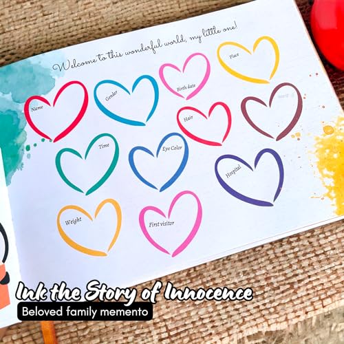 Baby-Record-Book-Baby-Memory-Book-Journal-A-Premium-Milestone-Album-for-0-5-Year-Baby-GirlBoy-98-Pages-Best-Gift-for-Pregnancy-Shower-Party-New-Born-New-Parents-with-Pocket