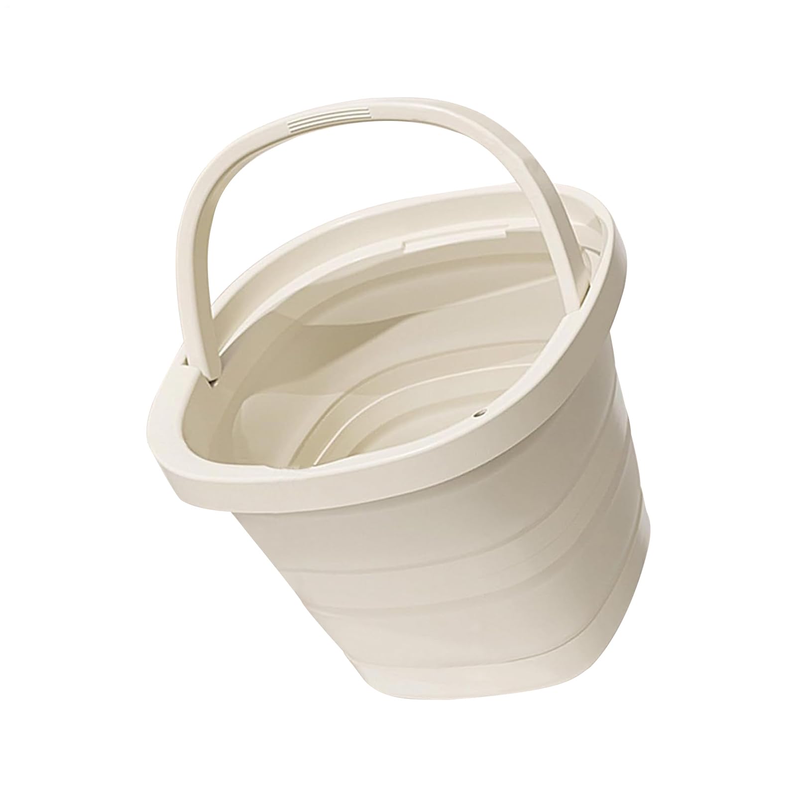 Seau pliant 10L PP étanche anti-déversement - Récipient d'eau portable avec poignée | Seau pliable léger pour plage Camping pêche jardinage lavage de voiture bain voyage utilisation de blanchisserie