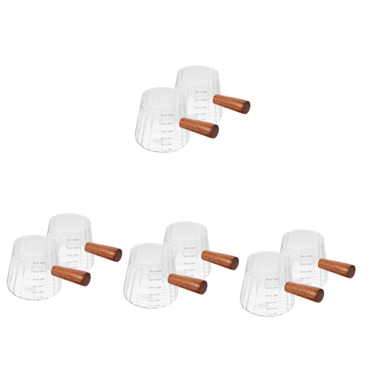 Jarra medidora para café y leche PRETYZOOM, juego de 8 piezas para espresso e ingredientes