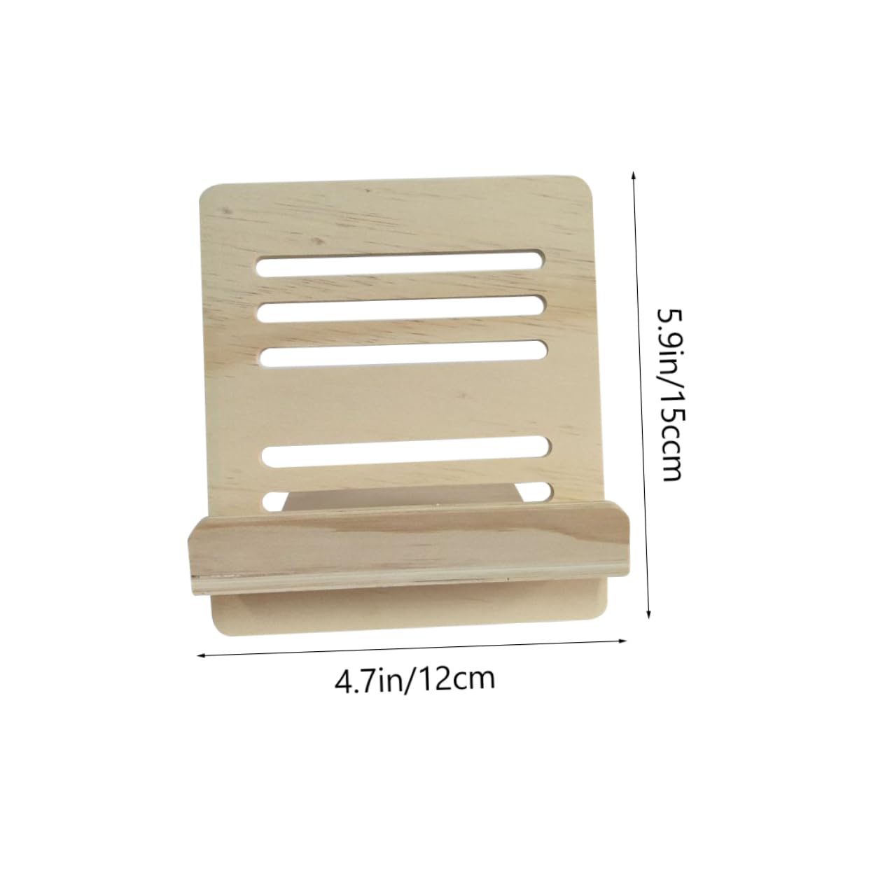 Toddmomy Portable Music Score Holder Stand Wooden Desktop Music Stand for Musicians