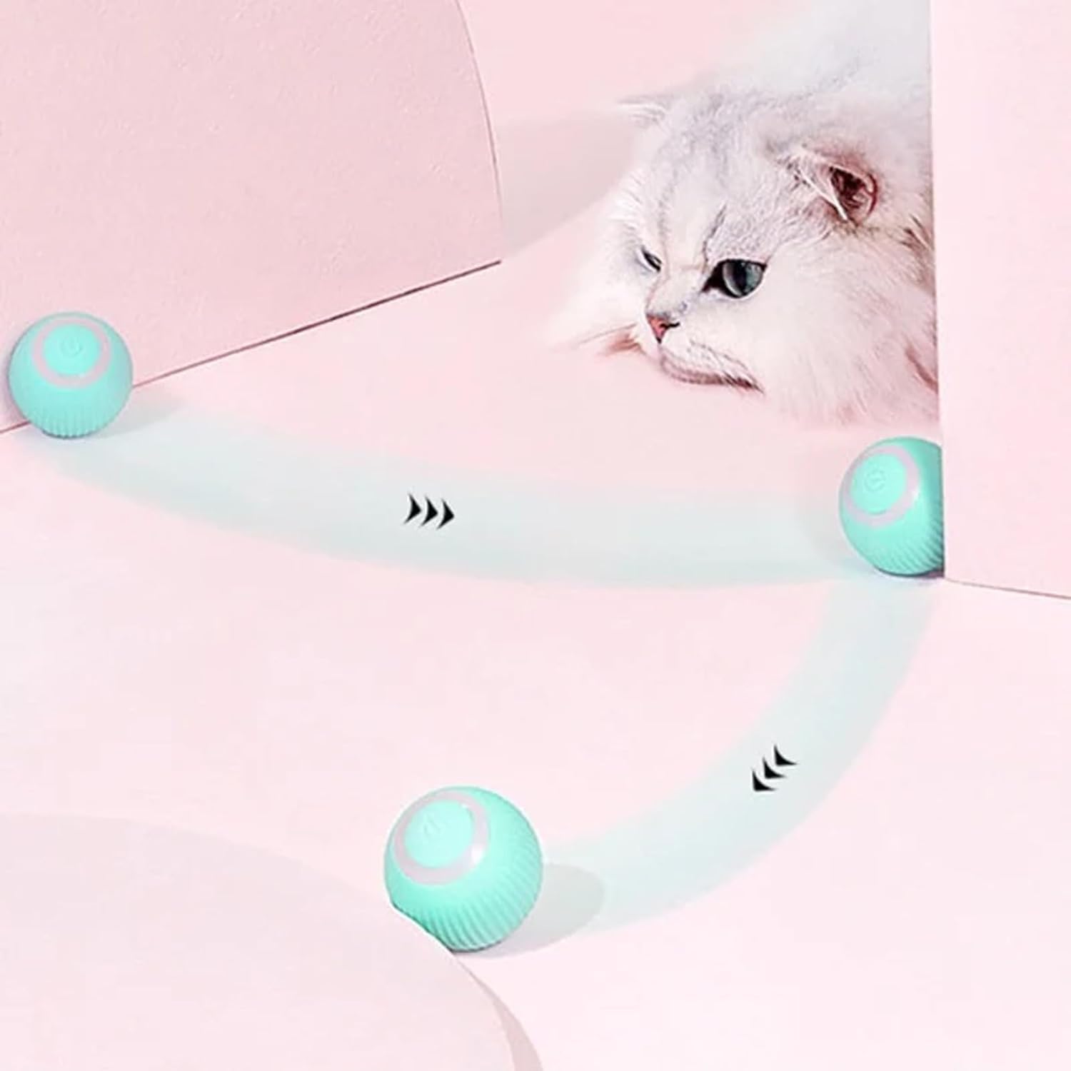 KWJNH Slim interactief kattenspeelgoed, Wloom Power Ball 2.0