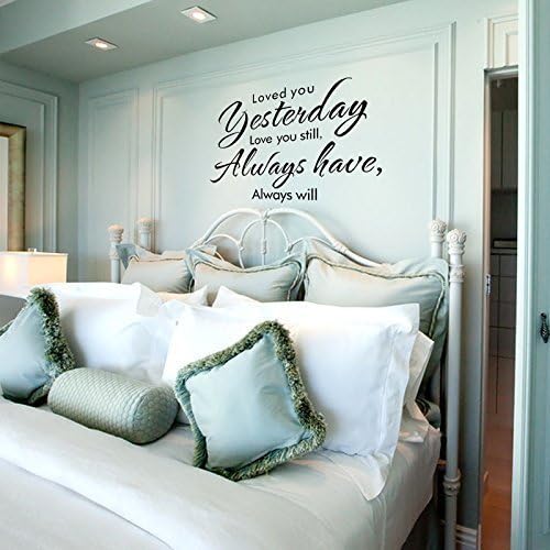 HM Loved You Yesterday Loved You Still Wall Decal Sticker Home Art