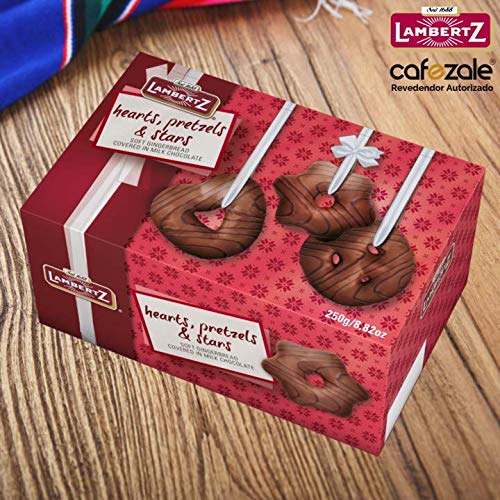 Pão de Mel Importado Alemão Lambertz – 5 Caixas de 250g – Schokoladen Lebkuchen
