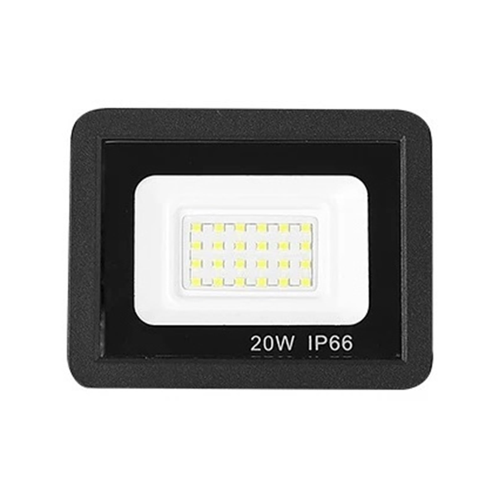 bettght LED Flood Light 10W 20W 30W 50W Reflector Spotlight Street Light Wall Lamp IP66 Waterproof Outdoor Garden Lighting(White 20w)