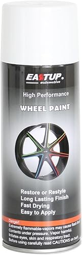 Miniatura 19 de EASTUP Premium Pintura en Aerosol de Esmalte Acrílica Metálica, Spray para Llantas, Color Plata Relámpago - Acabado Brillante, Alta Durabilidad