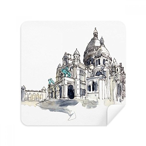 Plus de traces sur vos lunettes avec le chiffon suède Sacré-Coeur 2Pcs