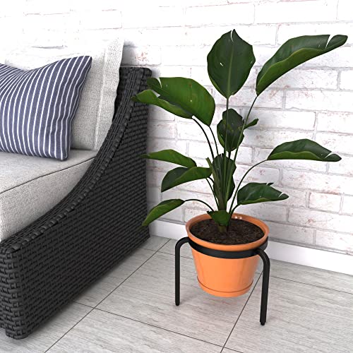 DECOWORLD || Planter Stand for Flower Pots and Plant Pots|| Metal Plant Stand for Balcony, Living Room, Indoors and Outdoors (Set of 2)