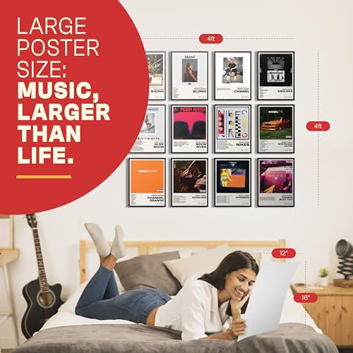 unique america 12 pcs album cover posters frank ocean music posters album covers for wall decor 12x1639 total 12 posters amp 25 stickers unframed