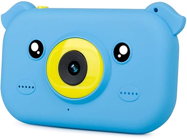 Amazon Raku キッズデジタルカメラ トイカメラ 可愛いデザイン 多機能 簡単操作 安全素材 2 4インチ大画面 10万画像 3時間連続作業 プレゼントに最適 日本語説明書付き ブルー デジタルカメラ おもちゃ