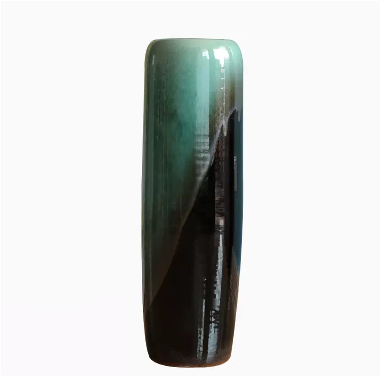 Bzgpmfud One Color Vase Desktop Flower Ceramic Ornament Dried Arrangement Living Room Corridor Floor Green Minimalist Decoration(004)
