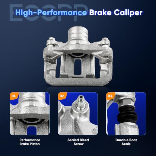 Image of ECCPP 19B2994A Rear Left Disc Brake Caliper Assembly | w /Bracket Fit For Nissan For Pathfinder 2005-2012