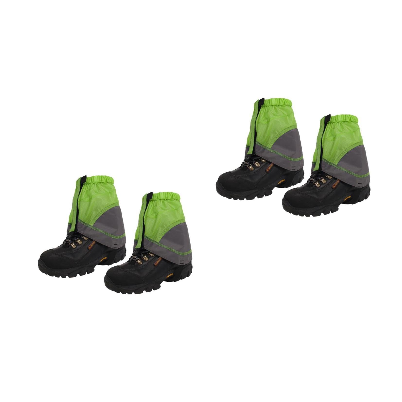 BESPORTBLE 2paires Guêtres Légères Imperméables pour Randonnée Protection Chaussures Accessoires De Plein Air Vert