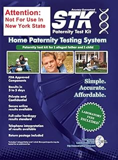 STK Paternity Test for Child and Father DNA Kit at Home - Includes All Lab Fees