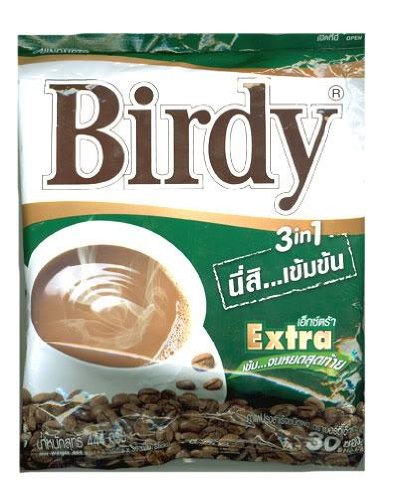 Preisvergleich Produktbild 30 Sticks Instant Kaffee 3 in1 Birdy Extra + kostenloser Versand weltweit