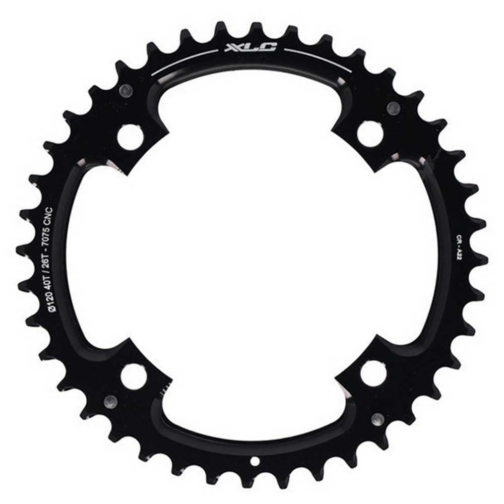 XLC CR-A22 Plate 40D 120 BCD 4 Holes SRAM 2 x 10 V, Adult Unisex, Multicoloured (Multicoloured), One Size