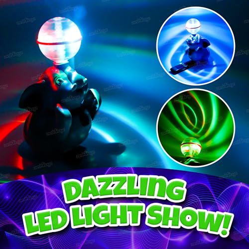 Image of Zest 4 Toyz Musical Elephant Toy for Kids with 360 Degree Rotating Disco Ball Light & Sound Toy Walking & Crawling Toys for Kids Boys & Girls - Multicolor