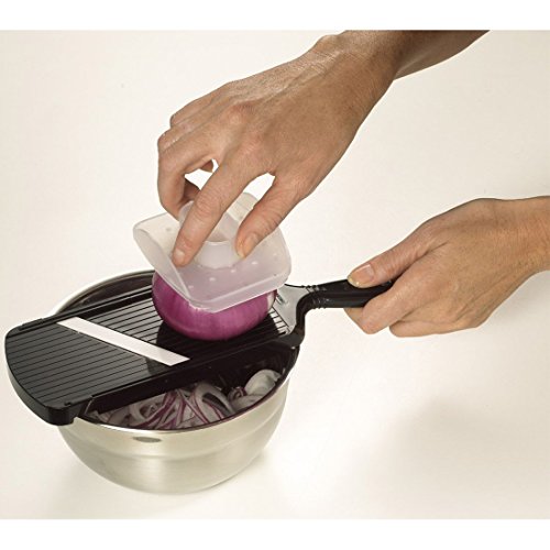 Kyocera Advanced Ceramic Double-edged Mandolin Slicer With Guard, Black, 4.6"x12.7"x0.4" - Image 5