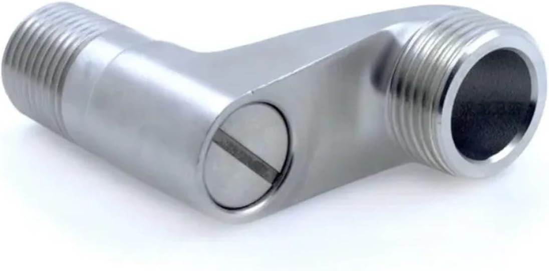Adjustable Angle Valve Replacement Shower Faucet Adapter Part Stainless Steel Bathroom Corner Foot Accessories