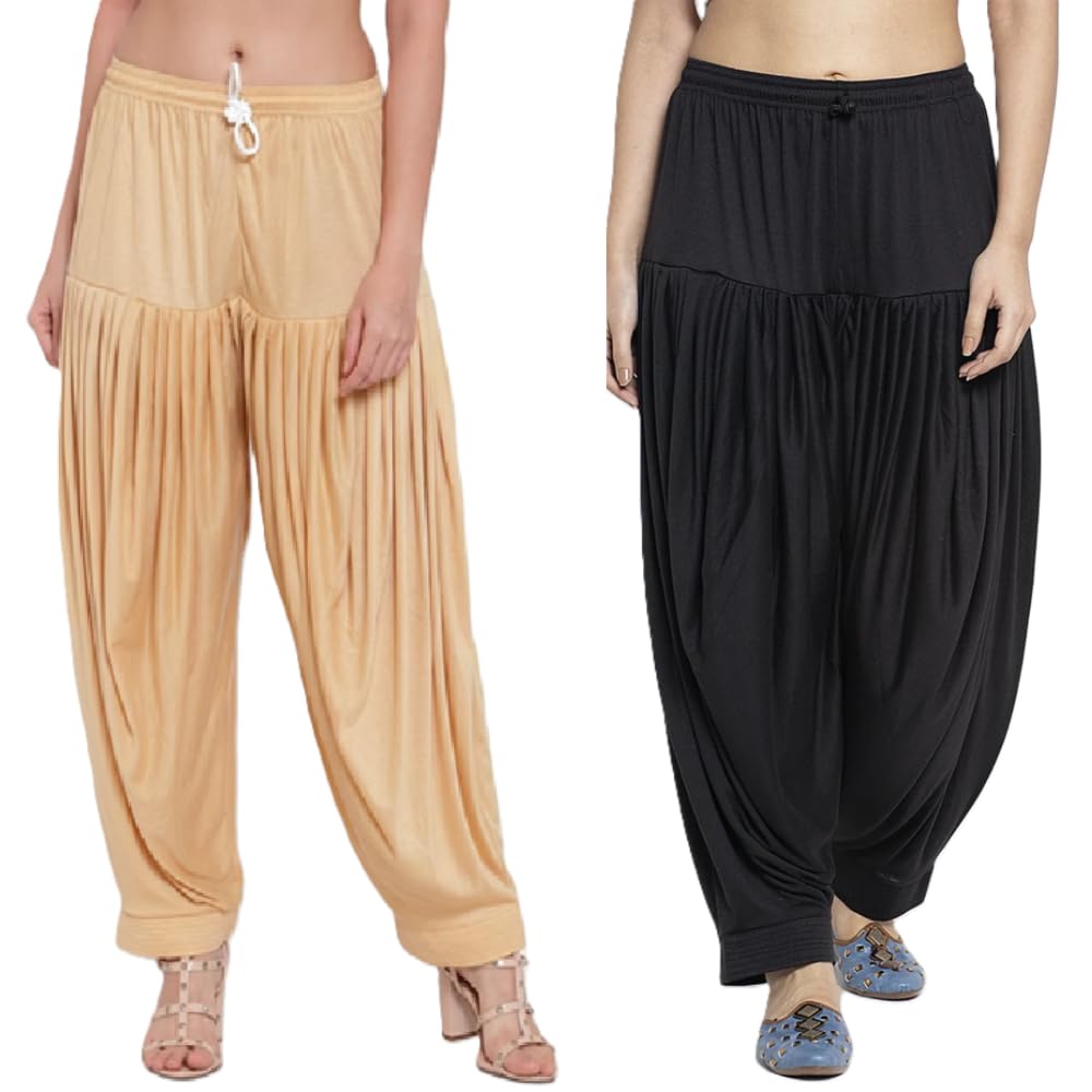 Women's Patiala Pants, Ethnic Wear, Pack of 2-image-44