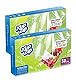 100 x XupZip Gefrierbeutel - Half Gallon Größe (2,27L) große Bambus Seal Lebensmittelbeutel - Schwerlast Quart Kunststoff gefrierbar, verschließbar & leicht zu öffnende Lebensmittelbeutel