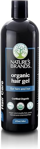 Miniatura 3 de Herbal Choice Mar - Gel orgánico para el cabello (botella de 2 onzas líquidas), sin productos químicos sintéticos tóxicos