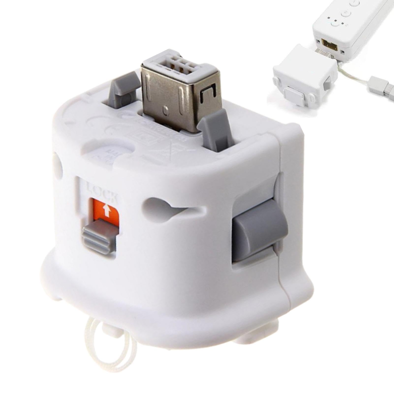 Plus, Adattatore Motion Plus |- Adattatore di Fissaggio Plus, controller | Plus, precisione di migliorata, Installazione Facile per il telecomando