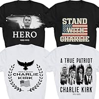 Marsee imagine ’n do it Team Charlie – Team Kirk Tribute Shirt | Memorial Graphic Tee Unisex White Large